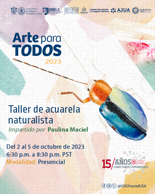 Taller de acuarela naturalista con Paulina Maciel
